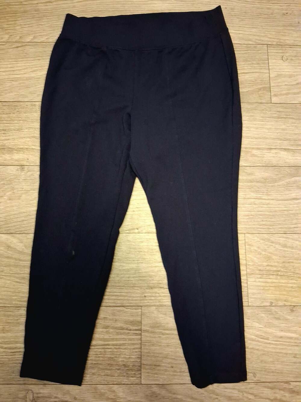 Catherines Pull-On Slim Leg Pants Black Size 14/16WP